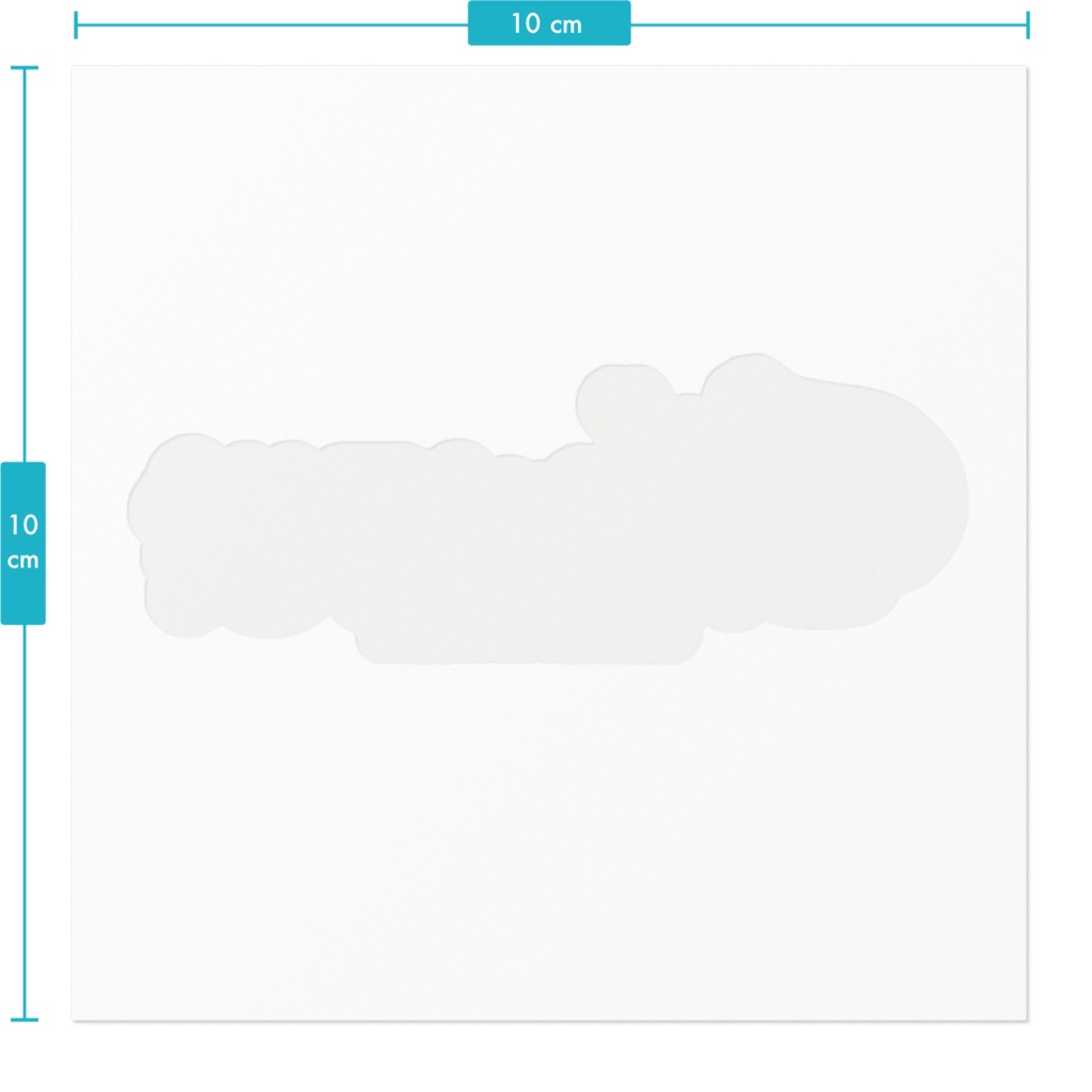 猫型めめこ🐈🩷🩵 ロゴステッカー
