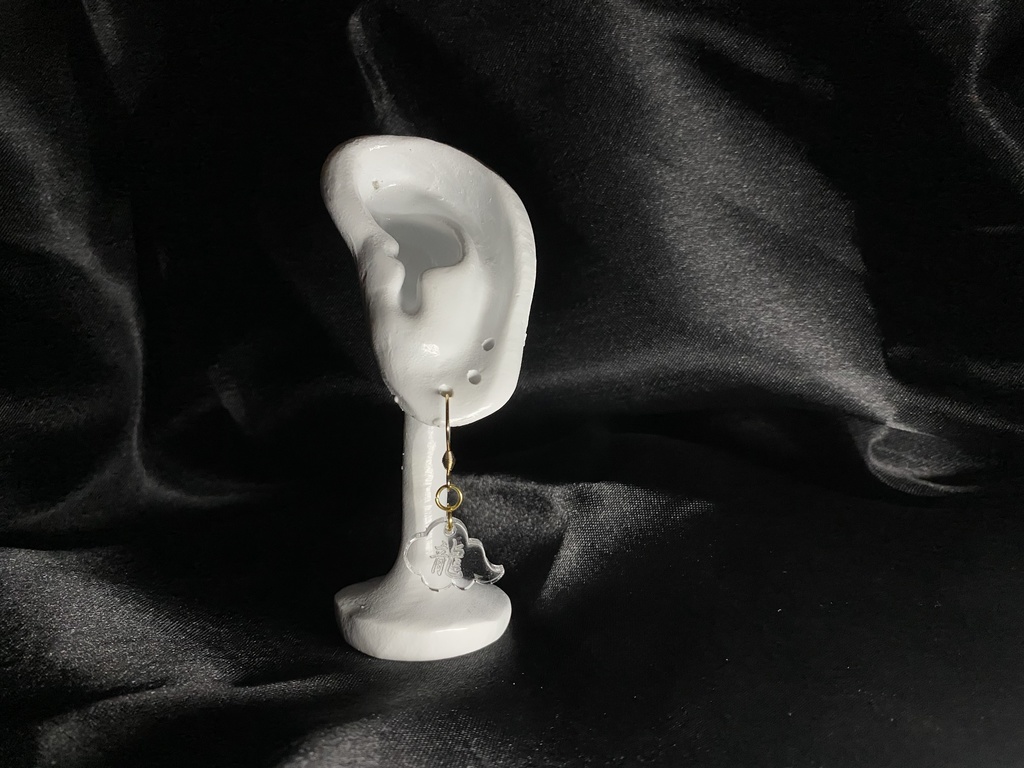 漢字ピアス kanji earrings