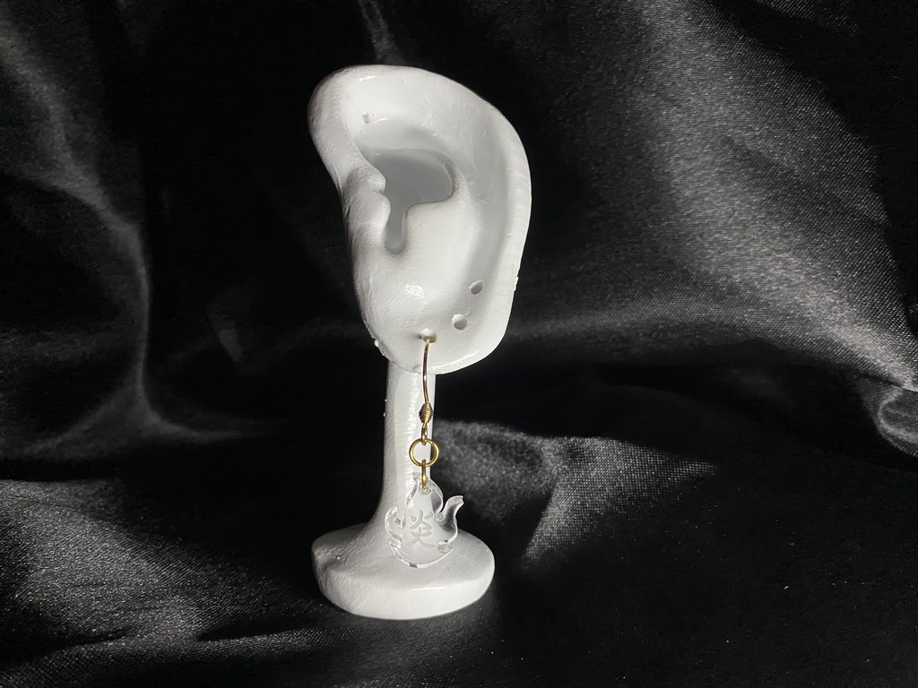 漢字ピアス kanji earrings