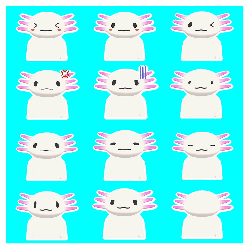 🎉期間限定セール中🎉 うぱるぱ【オリジナル3Dモデル】