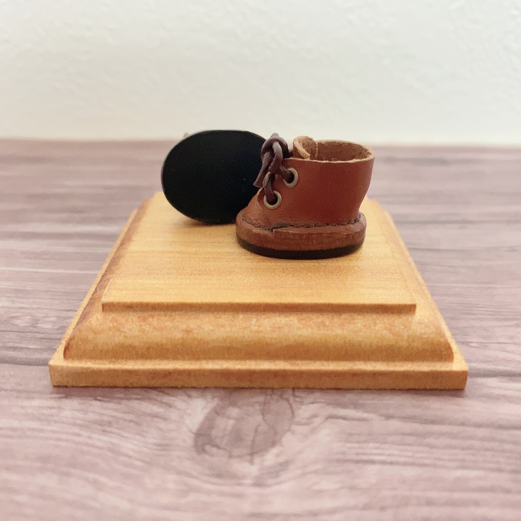 10㎝ぬい靴 ベーシックブーツ(ブラウン)