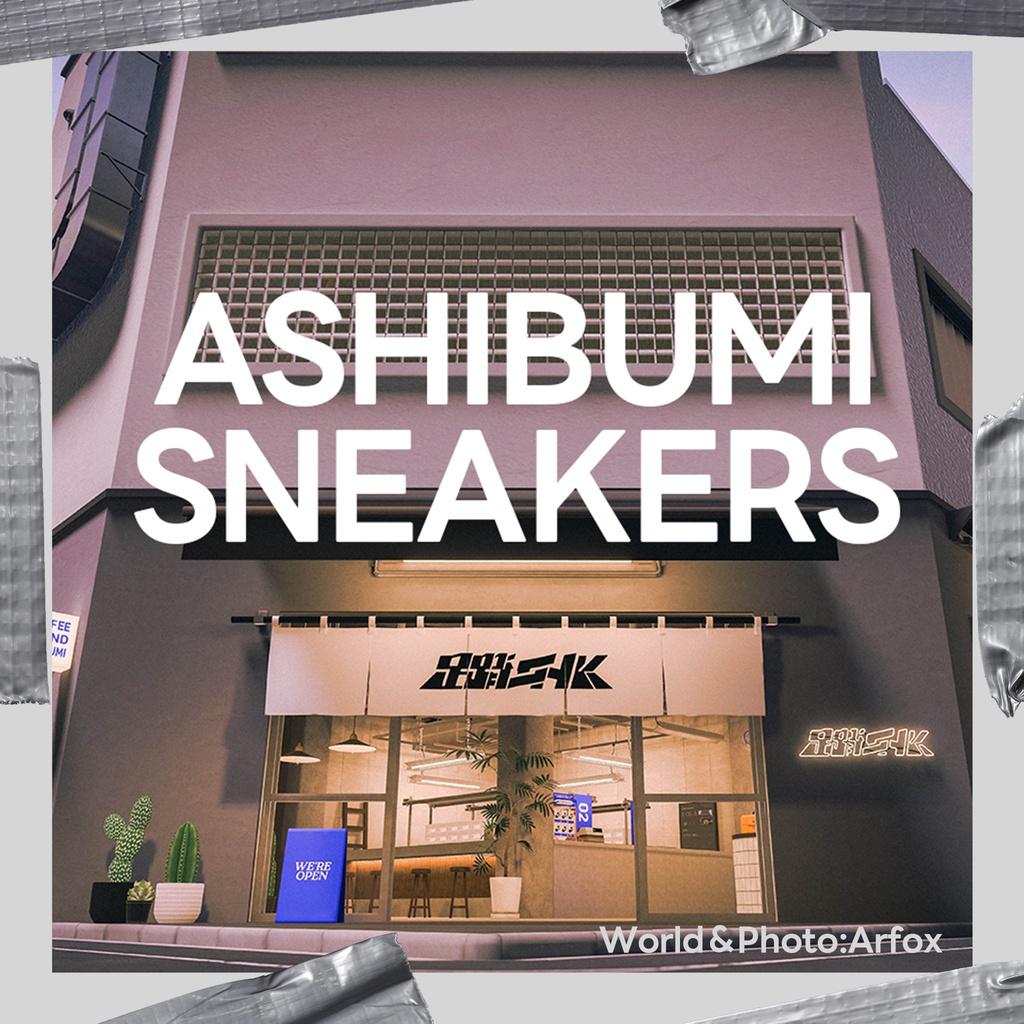 【VRChat想定】アバター用スニーカー『WARV』【複数アバター対応】