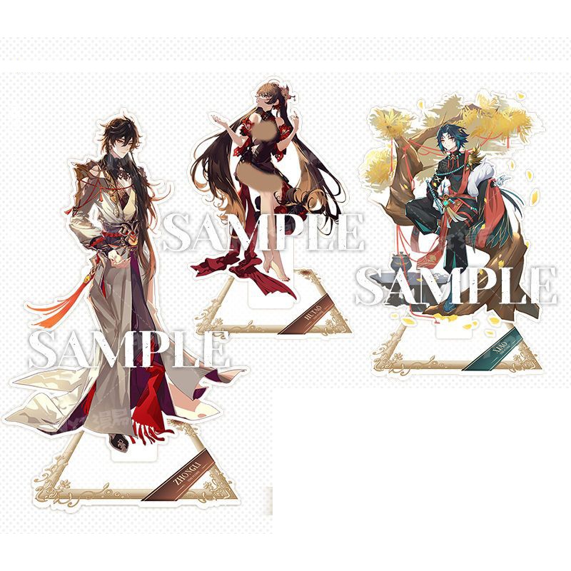 Genshin Impact 原神 フータオ 胡桃 魈 鍾離 アクリルスタンド