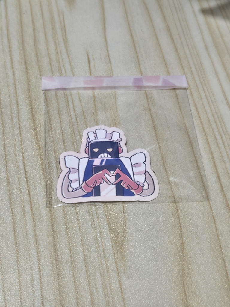 メイドなカセカセステッカー