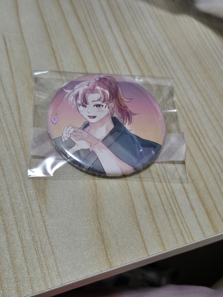 ○○と♡缶バッジ