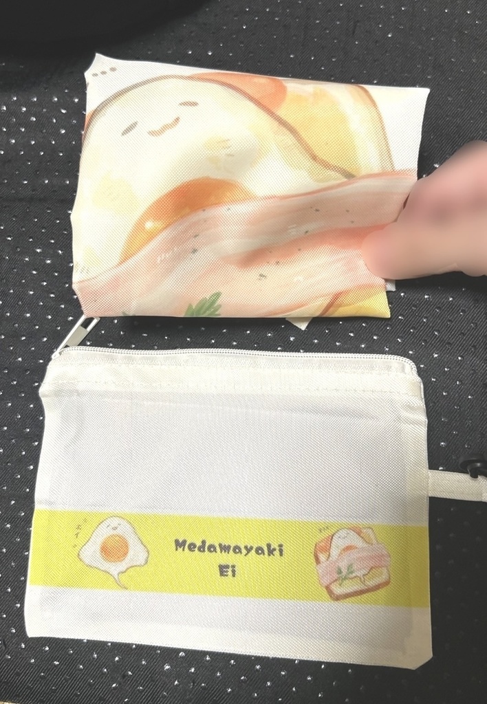 目玉焼きエイのエコバッグ