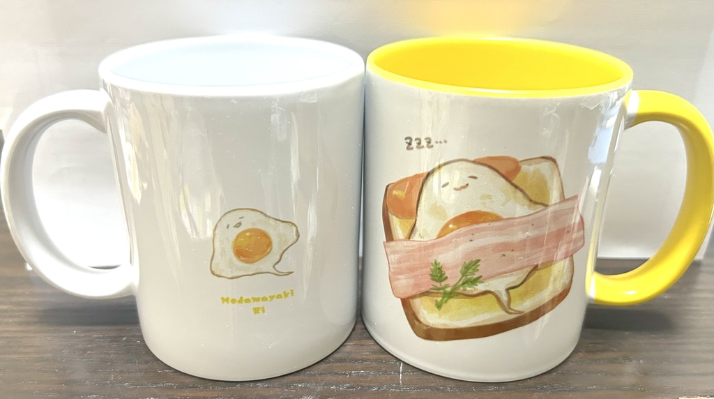 目玉焼きエイのマグカップ