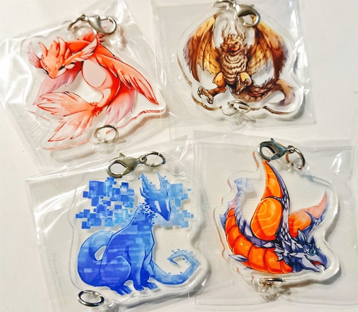 『VerwanDrache』アクリル連結チャーム
