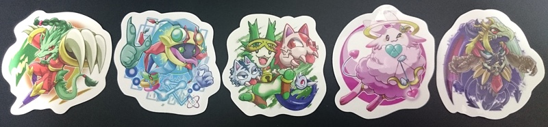 『CINQREA』キャラクターステッカーセット