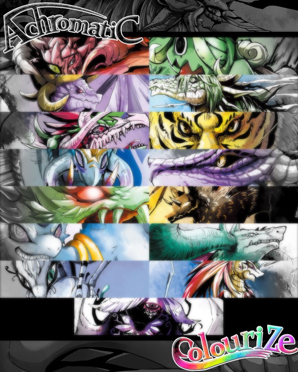 イラスト集『AchromatiC -colourize-』