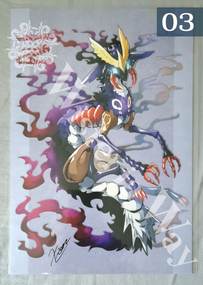 A4複製画イラスト