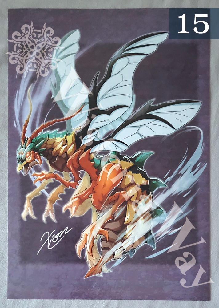 A4複製画イラスト