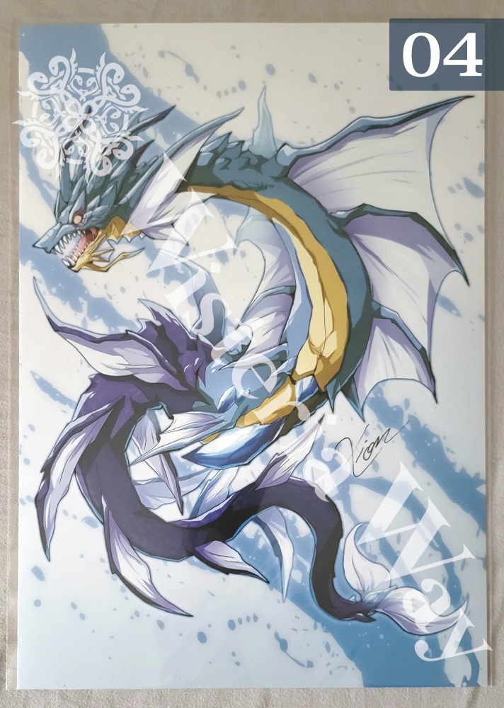 A4複製画イラスト