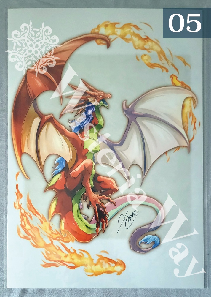 A4複製画イラスト