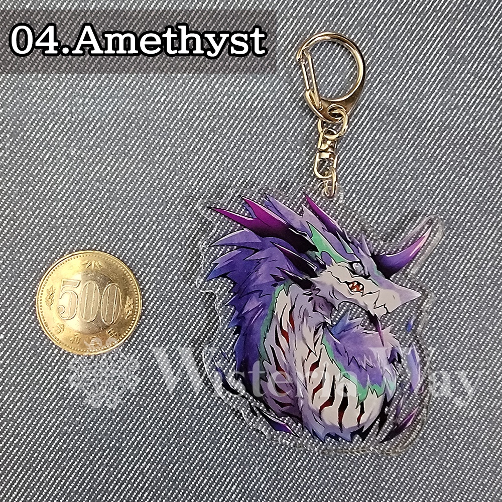 ドラゴン・モンスターHeadshotアクリルキーホルダー