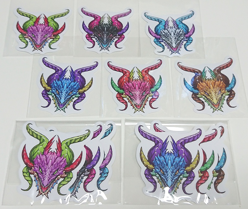 【値下げ】ドラゴンヘッドステッカー