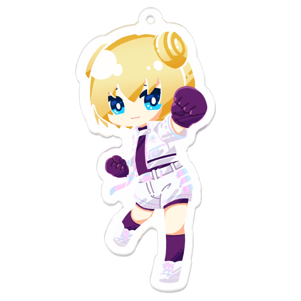 えよこちゃんアクリルキーホルダー(ホワイト)