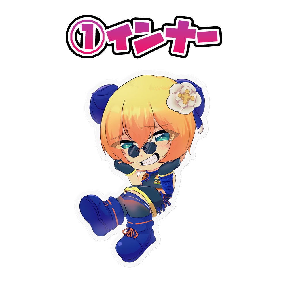 ちびえよこちゃん クリアステッカー