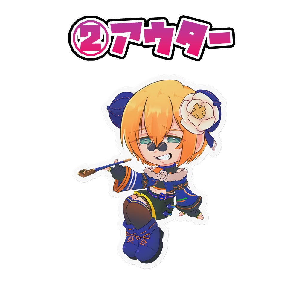 ちびえよこちゃん クリアステッカー