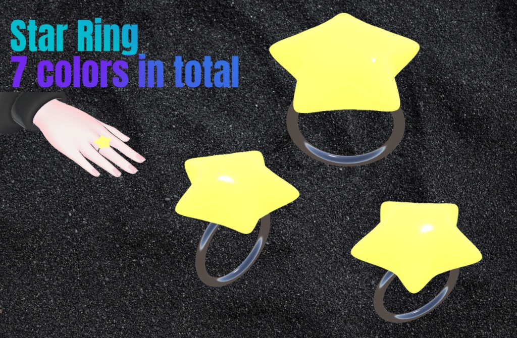 【VRC想定】Star ring