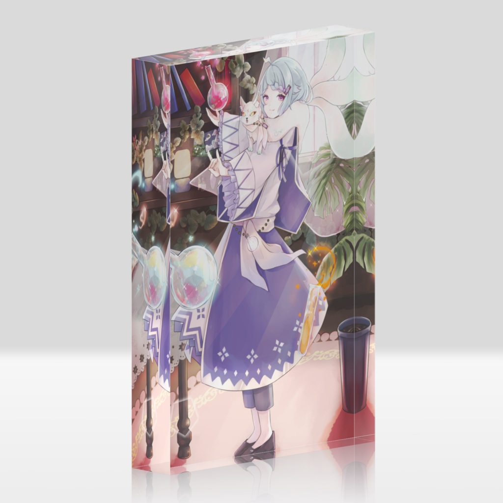 小夜枕らいと アクリルブロック