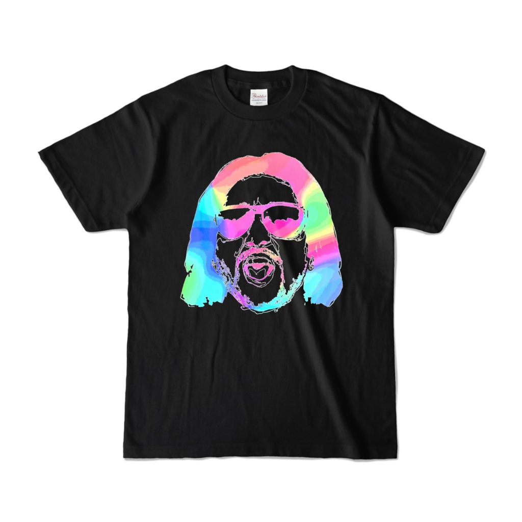 おじさんTシャツ（ゲーミング黒）