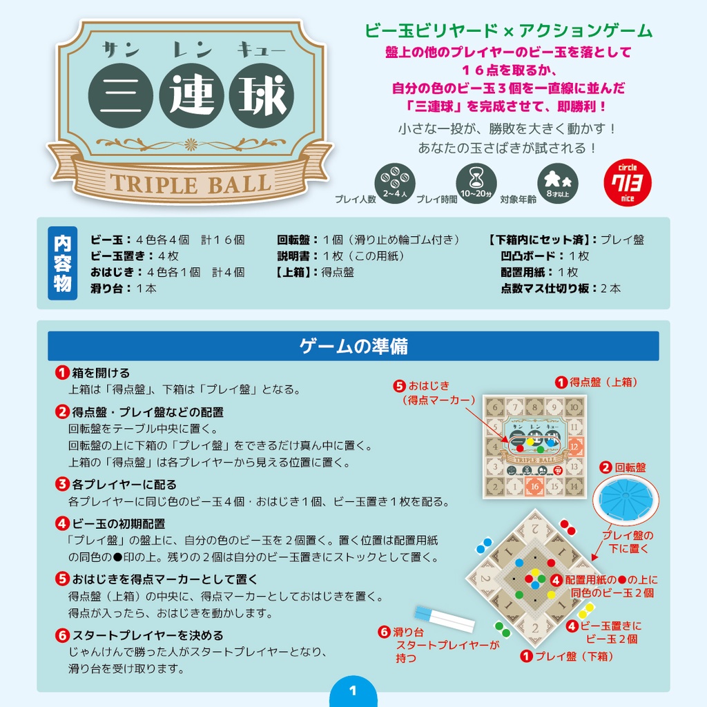 三連球【完売/再販未定】