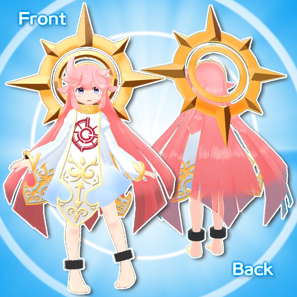 【オリジナル3Dモデル】ディヴァイン・ガール 真羽ユイ