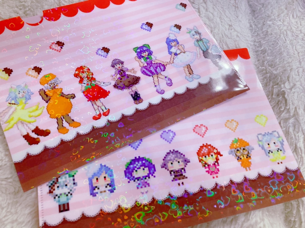 バレンタインドット絵ファイル