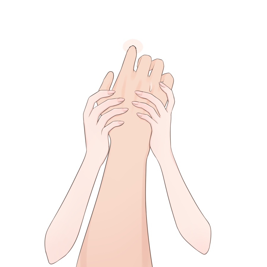 【Vtuber素材】指をはむっとする手