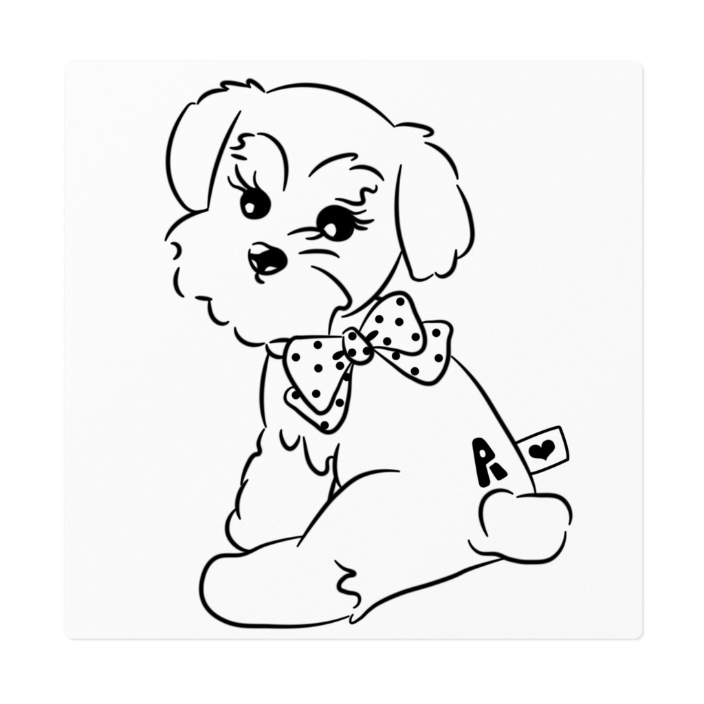 ミニチュアシュナウザーステッカー