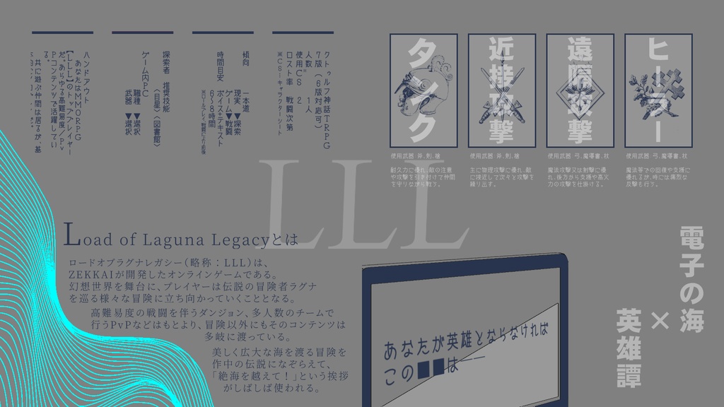 【新クトゥルフ神話TRPG】LLL SPLL:E199587