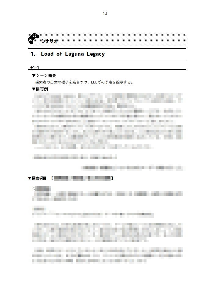 【新クトゥルフ神話TRPG】LLL SPLL:E199587