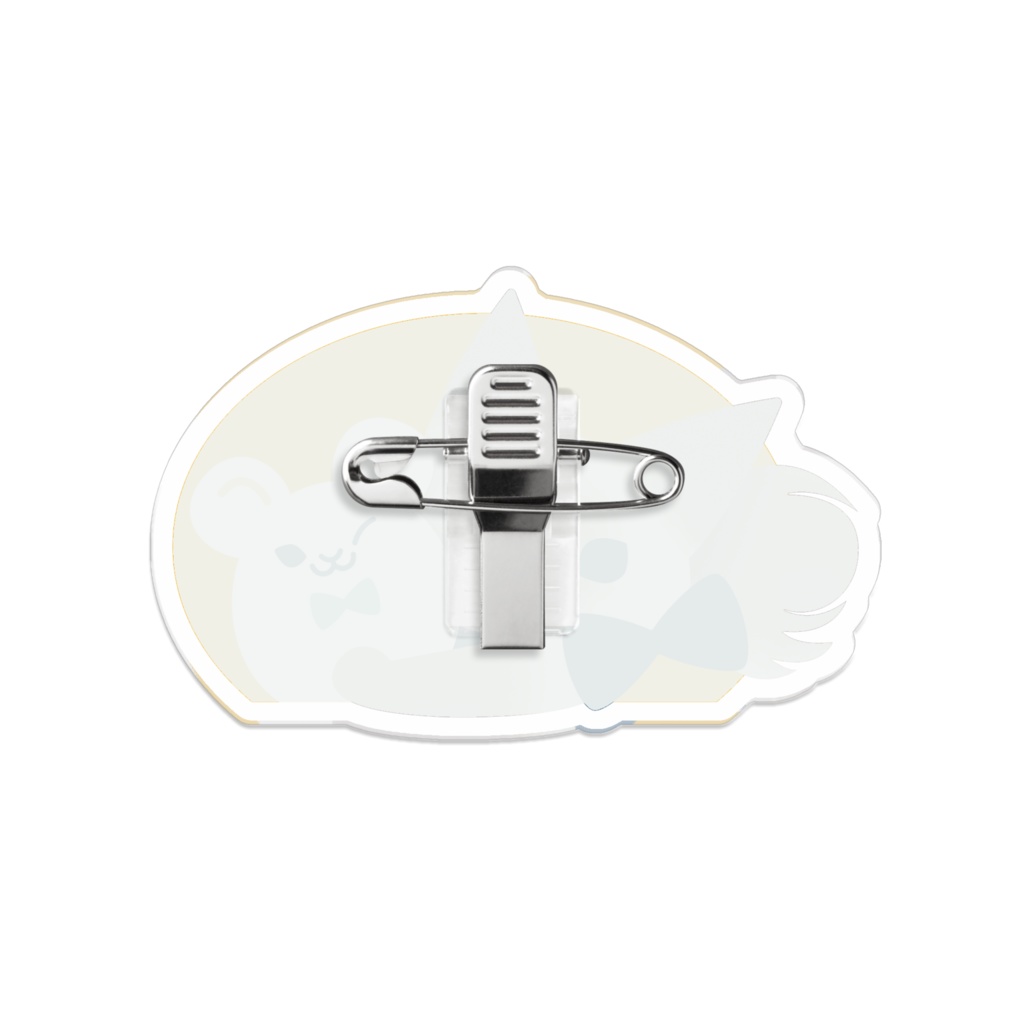 猫ちゃんとネズミくんアクリルバッジ