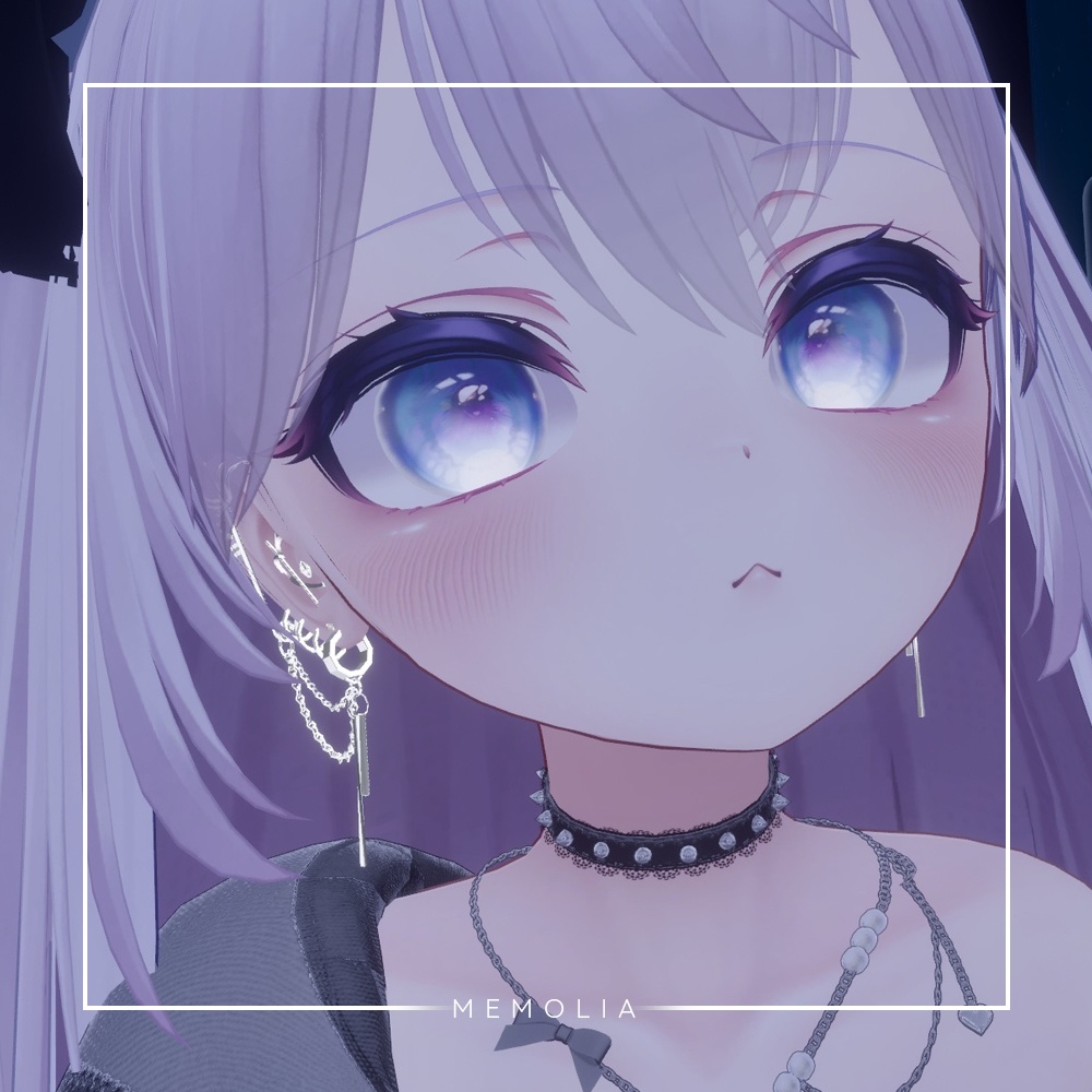 【20アバター対応】Subcul♥Heart earrings