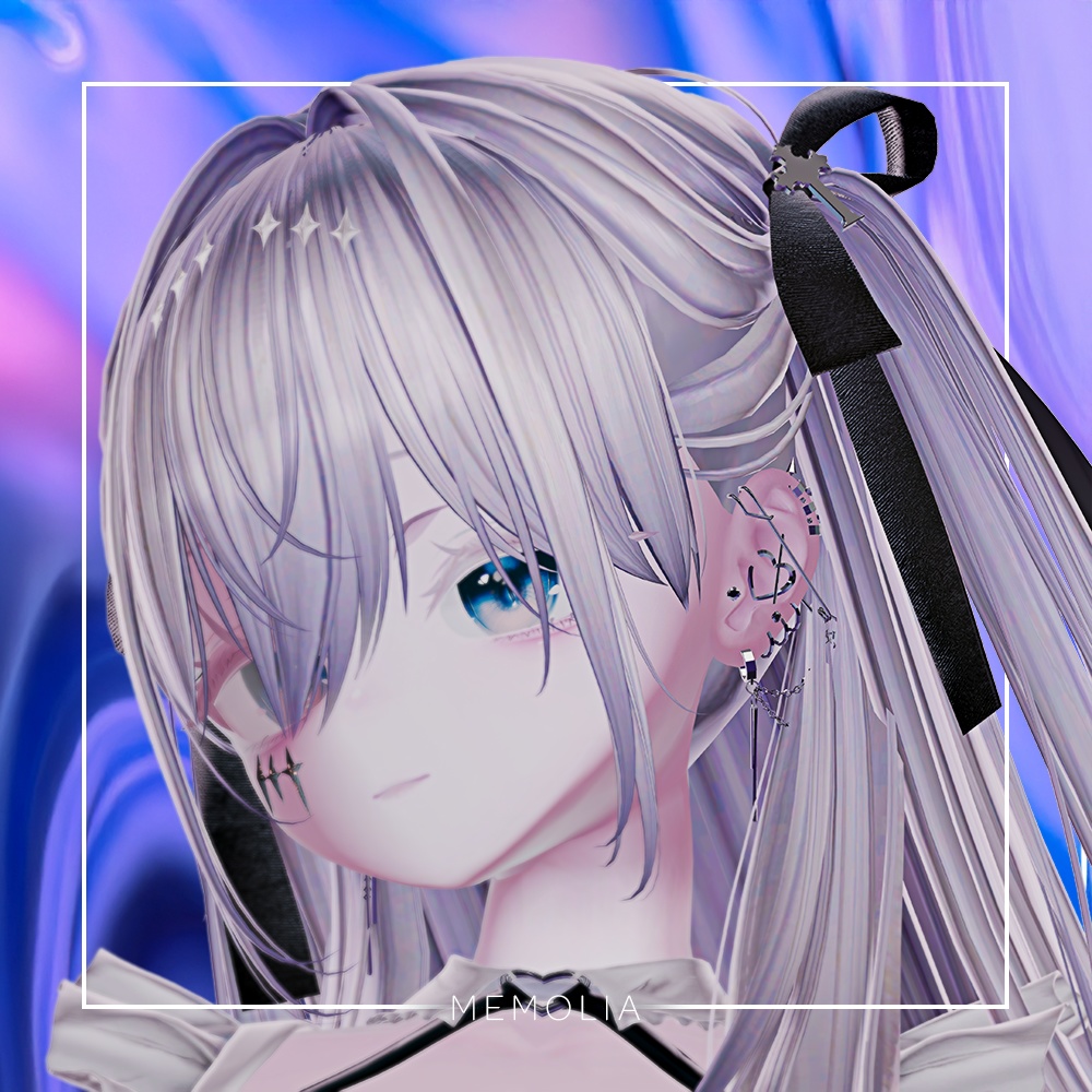 【20アバター対応】Subcul♥Heart earrings