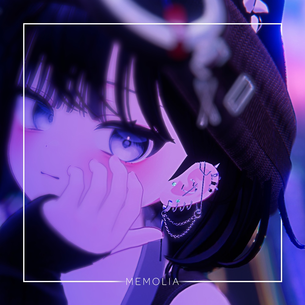 【20アバター対応】Subcul♥Heart earrings