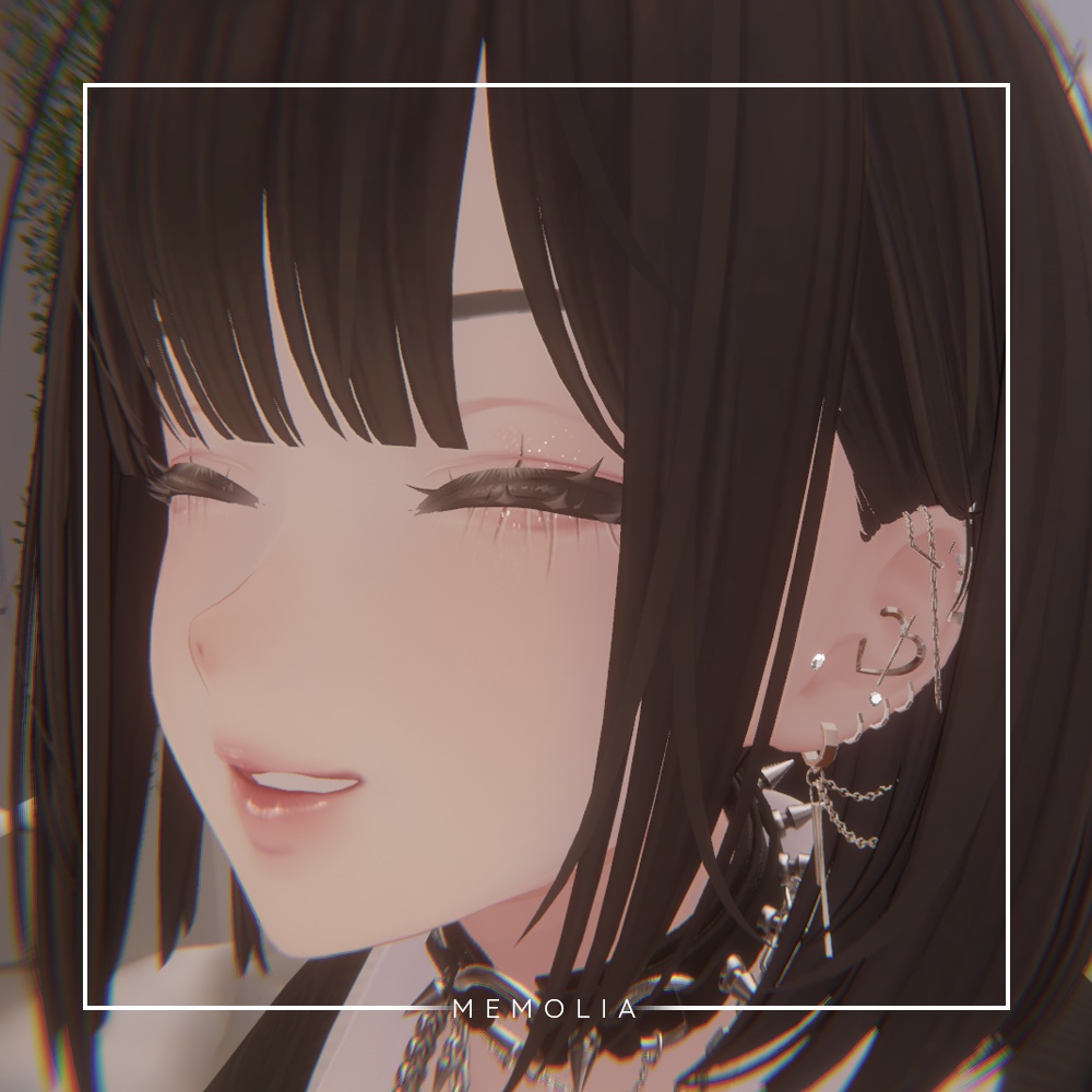 【20アバター対応】Subcul♥Heart earrings