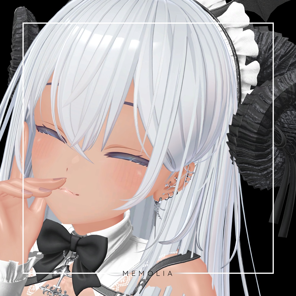 【20アバター対応】Subcul♥Heart earrings