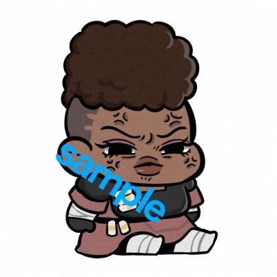 ブチ切れちみバンガロール自立ミニアクスタ