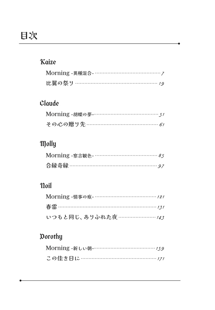 【再販分】あなたと見た夜明け(web再録2)