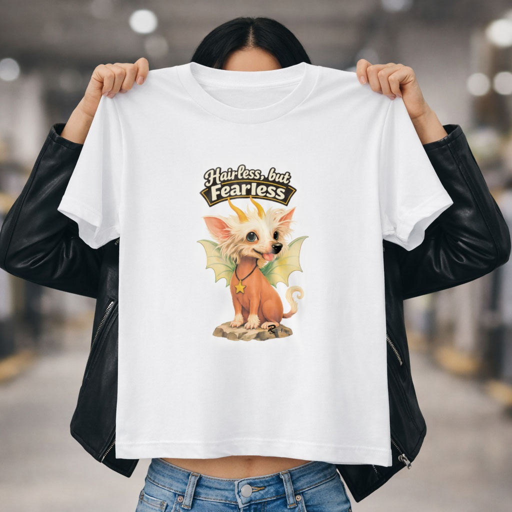 チャイクレ犬 ドラゴン(怖いもの知らず)hairless fearless crested dog