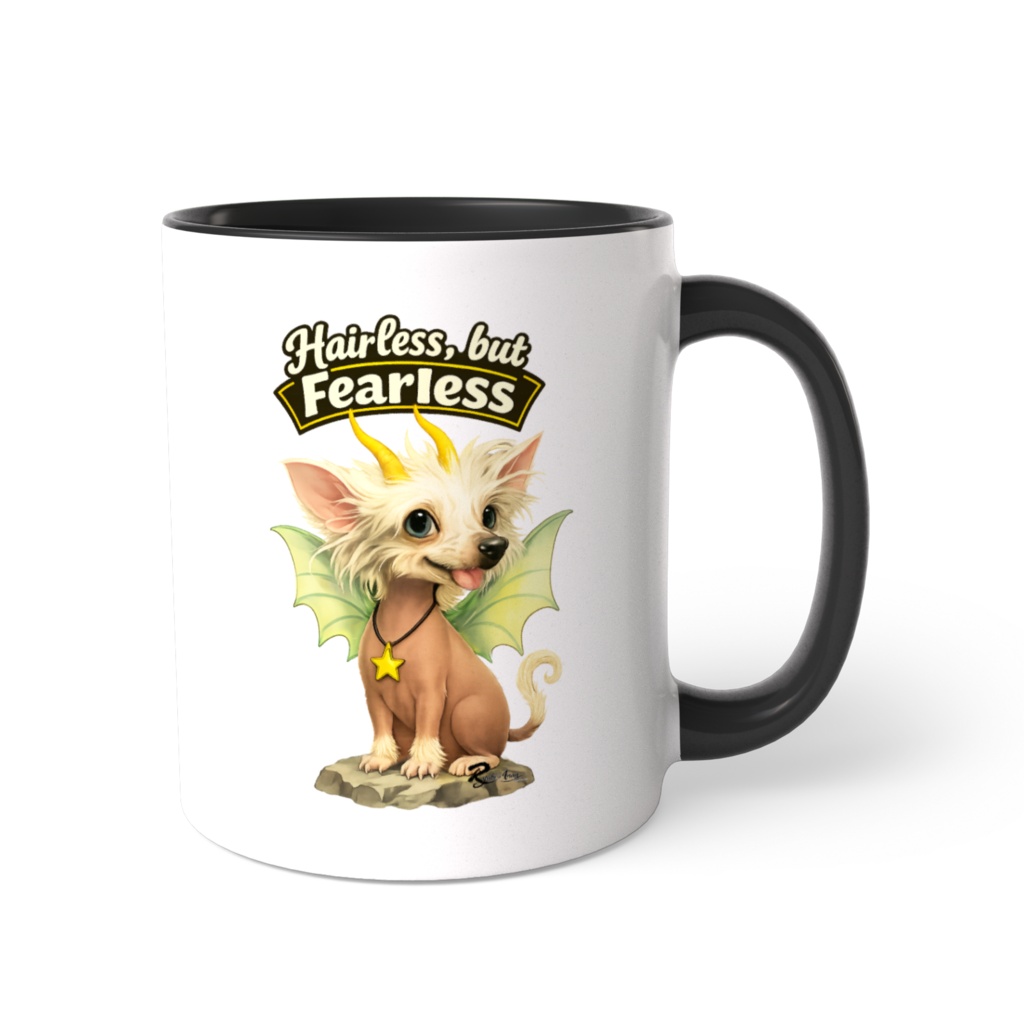 チャイクレ犬 ドラゴンと星（怖いもの知らず）hairless fearless crested dog & a star