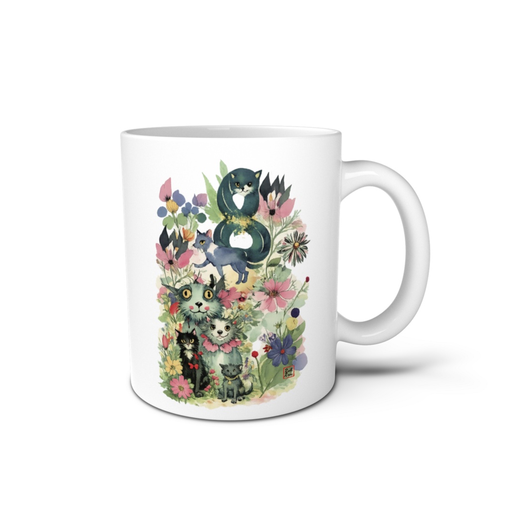 花とねこの幸せの時間	Cats in Bloom