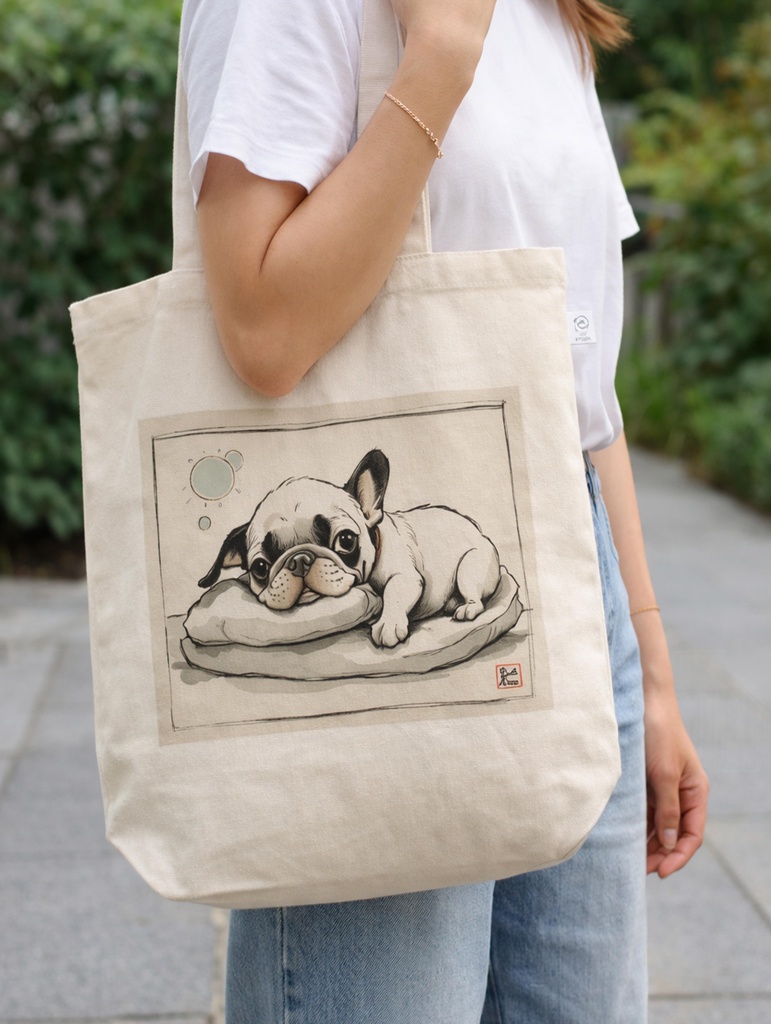 お眠な鼻ぺちゃ犬 Sleepy Smush‑faced Pup
