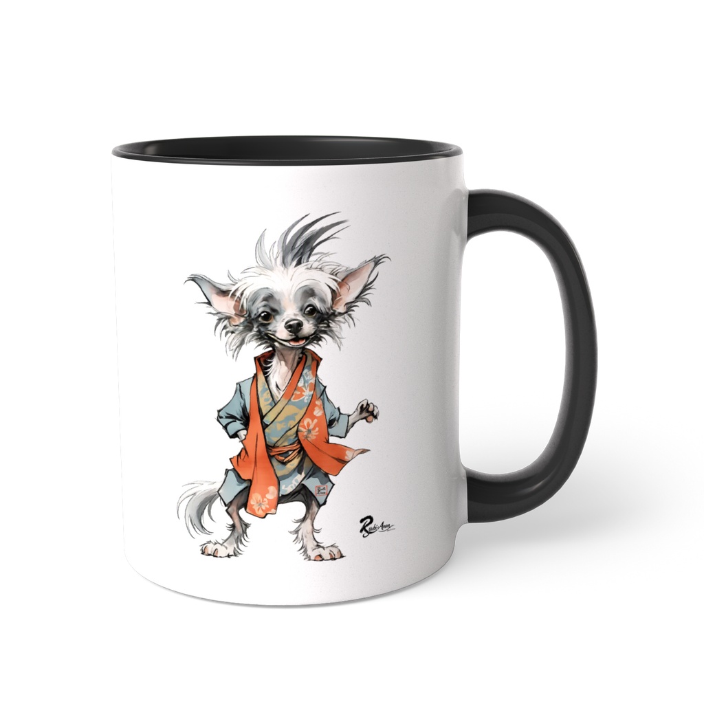「チャイクレ童（わらし）stay pawsitive」 Stay Pawsitive Chinese Crested Dog