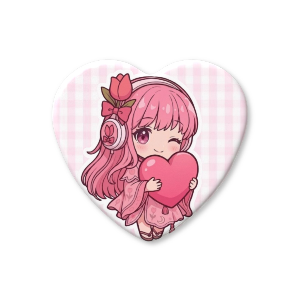 🌷さとゆいオリジナルはーと缶バッジ🌷