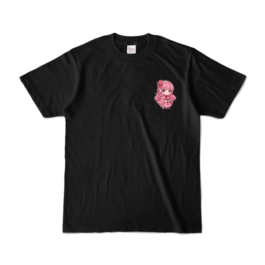 🌷 さとゆい1st AnniversaryロゴTシャツ[BLACK]🌷
