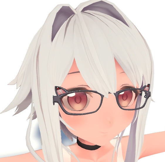 VRChat向け のらのじゃ眼鏡(のらきゃっと、ねこます)