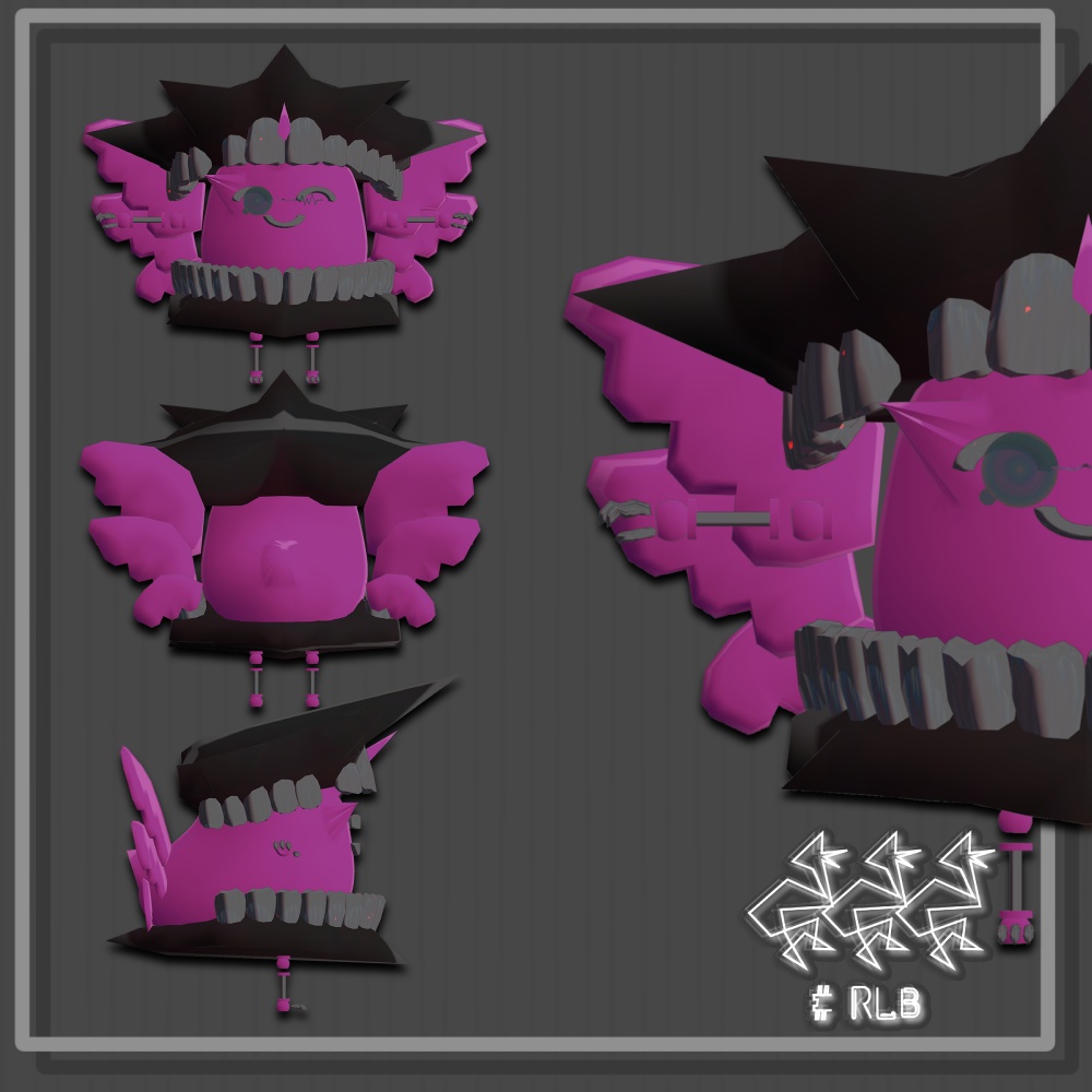 レリちゃんフェニックス - RLB_PHX/オリジナル3Dモデル